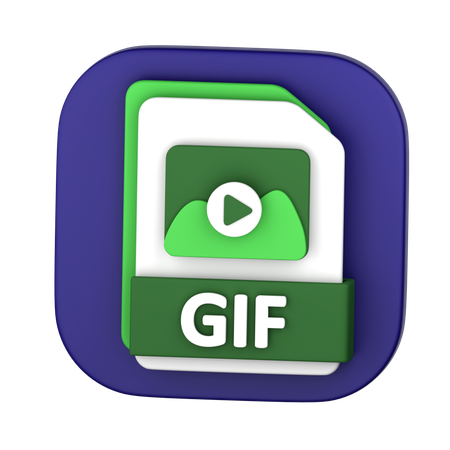 GIF FIle  3D Icon