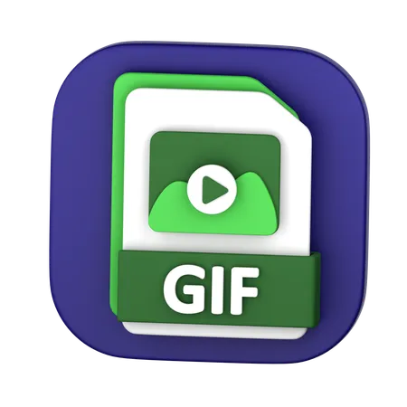 GIF FIle  3D Icon