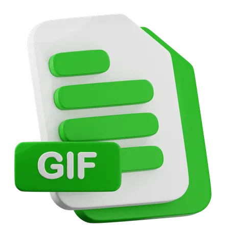 GIF File  3D Icon