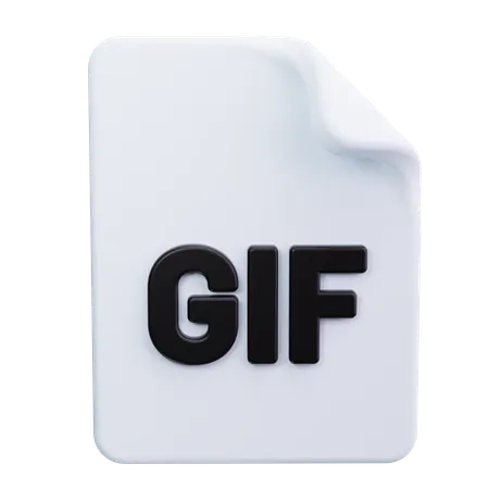 Gif File  3D Icon