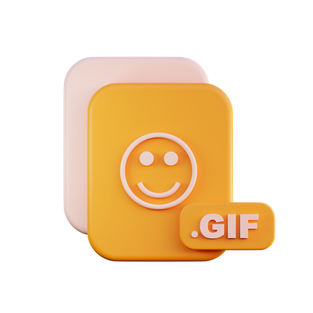 Gif File  3D Icon