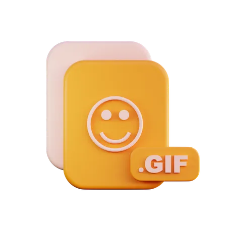 Gif File  3D Icon