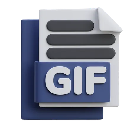 Gif File  3D Icon