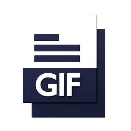 GIF File  3D Icon