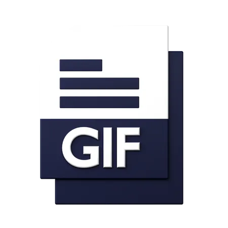 GIF File  3D Icon