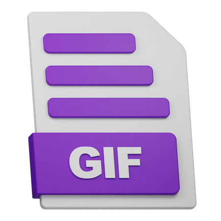 GIF File  3D Icon