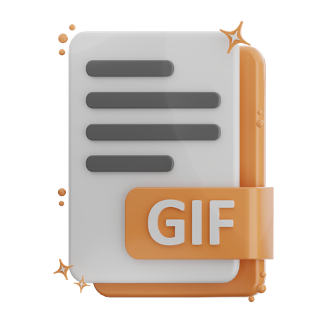 Gif File  3D Icon