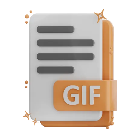 Gif File  3D Icon