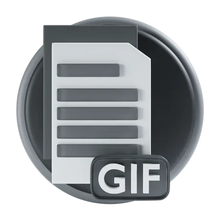 GIF file  3D Icon