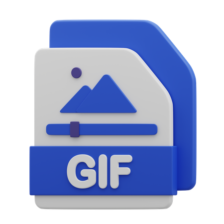 GIF File  3D Icon