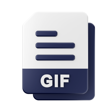 GIF File  3D Icon