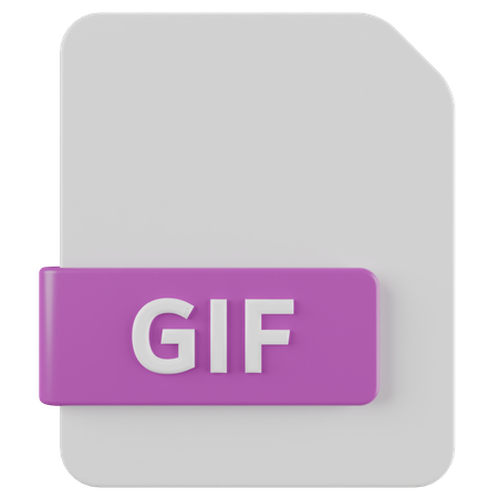 GIF File  3D Icon