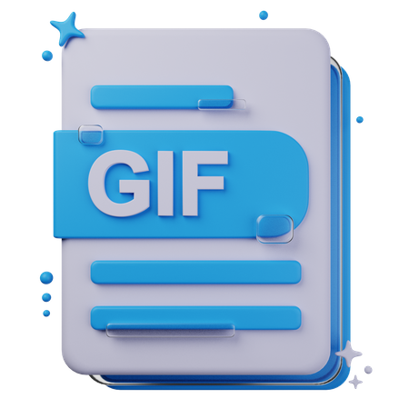 GIF File  3D Icon