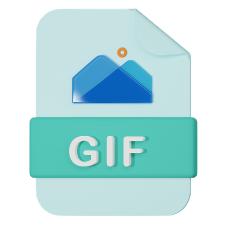 Gif File  3D Icon