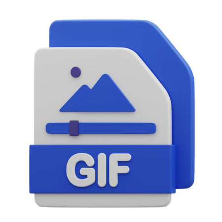 GIF File  3D Icon