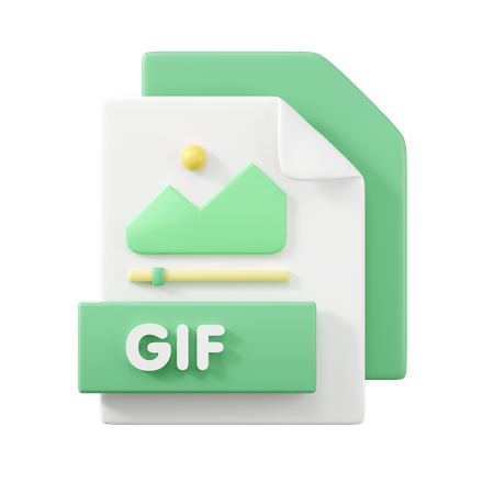 GIF File  3D Icon