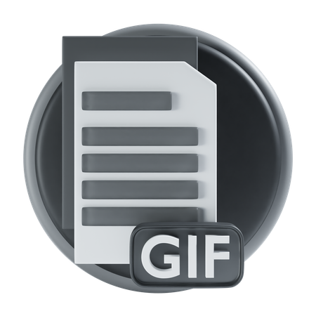 GIF file  3D Icon