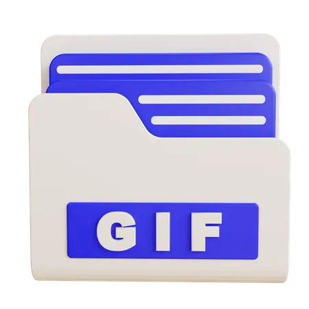 GIF Folder  3D Icon
