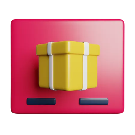 Gift Box Surprise 3D Icon