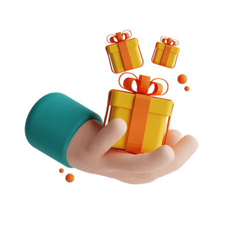 Gift Away 3D Icon