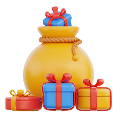 Gift Bag  3D Icon