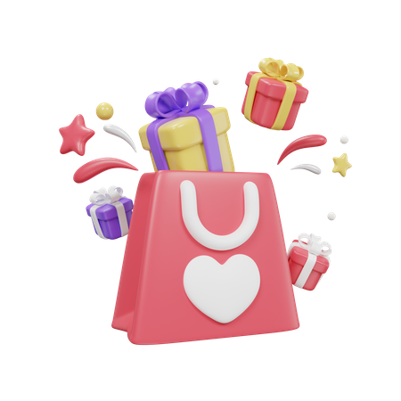 Gift Bag  3D Icon