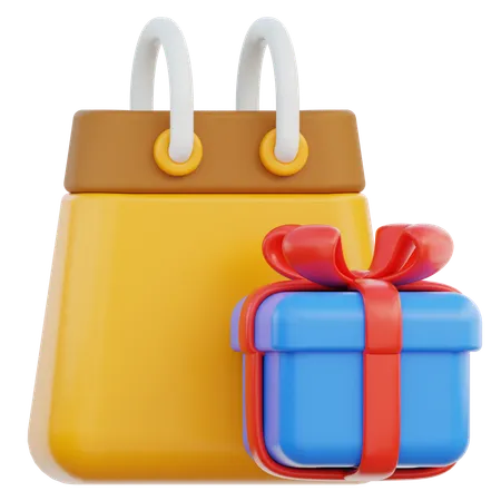 Gift Bags  3D Icon