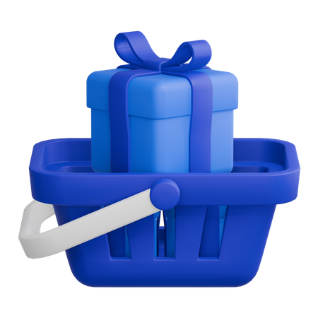 Gift Basket  3D Icon