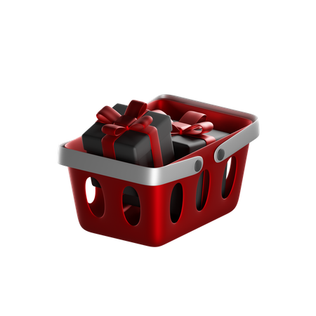 Gift Basket  3D Icon