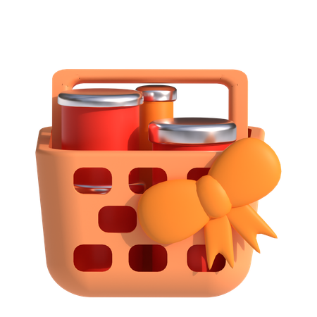 Gift Basket  3D Icon