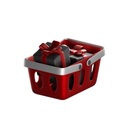 Gift Basket  3D Icon