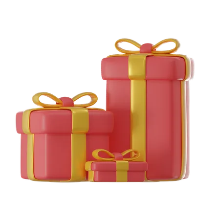 3 D Render Gift Box For Christmas 3D Icon