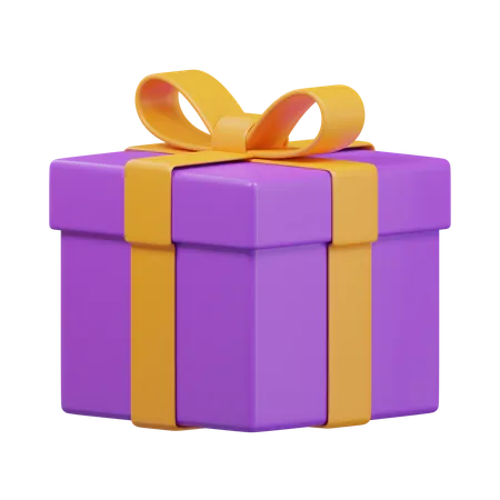 Gift Box 3 D Illustration 3D Icon