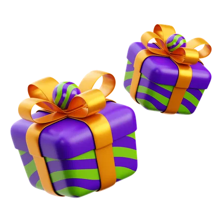 Gift Box 3 D Render Illustration Icon 3D Icon