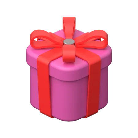 A Vibrant Gift Box Adorned With Bows And Ribbons Holding Surprises Promising Joy And Spreading Warmth And Delight 3D Icon