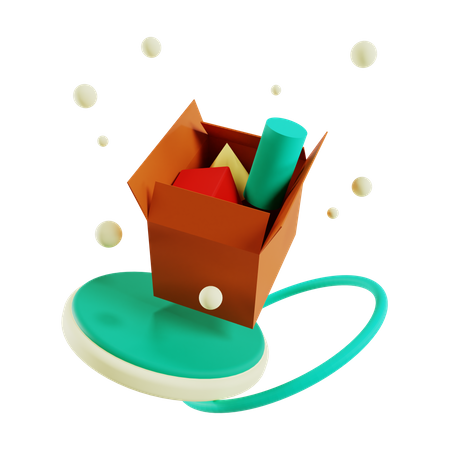 Gift Box  3D Illustration