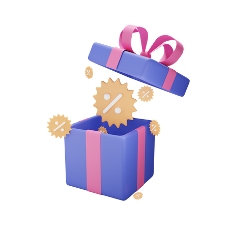 Gift Box  3D Illustration