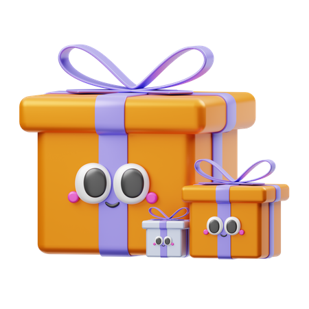 Gift Box  3D Illustration