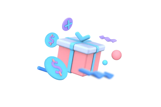 Gift box  3D Illustration