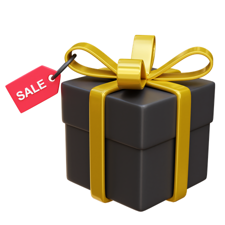 Sale Gift Box  3D Icon