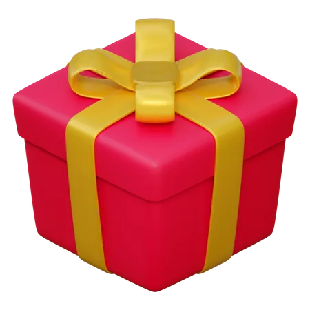 Gift Box Game Icon 3 D Illustration 3D Icon