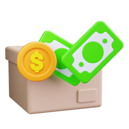 Gift Box Cashback  3D Icon