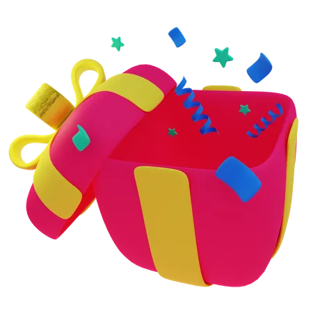 Gift box celebration  3D Icon