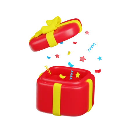 Gift Box Celebration  3D Icon