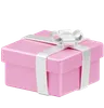 Gift Box Christmas Pink