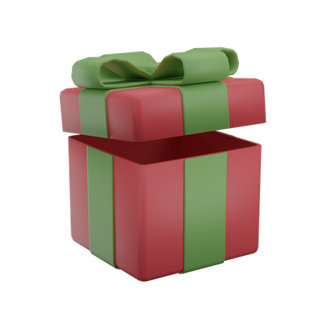 Gift box open 3D Icon