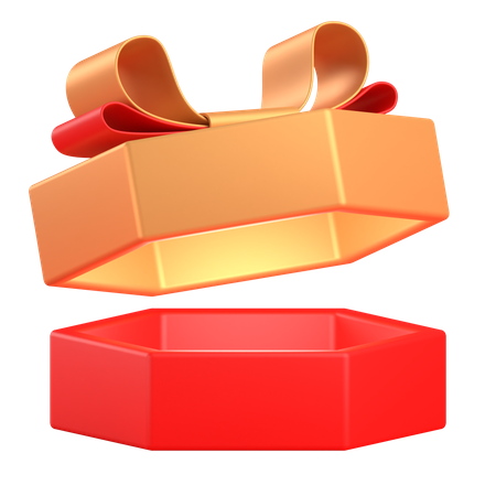 Gift box opened  3D Icon