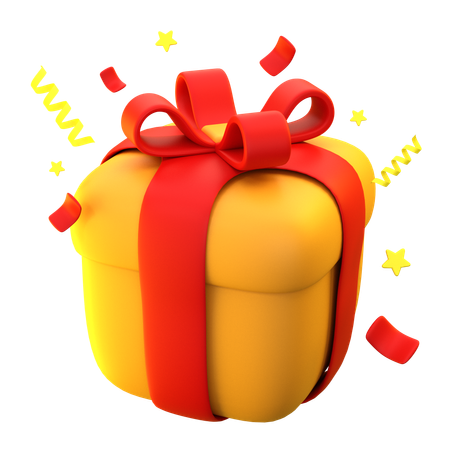 Gift Box Present Decoration  3D Icon