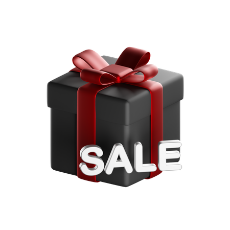 Gift Box Sale  3D Icon