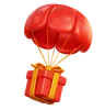 Gift Box with Parachute